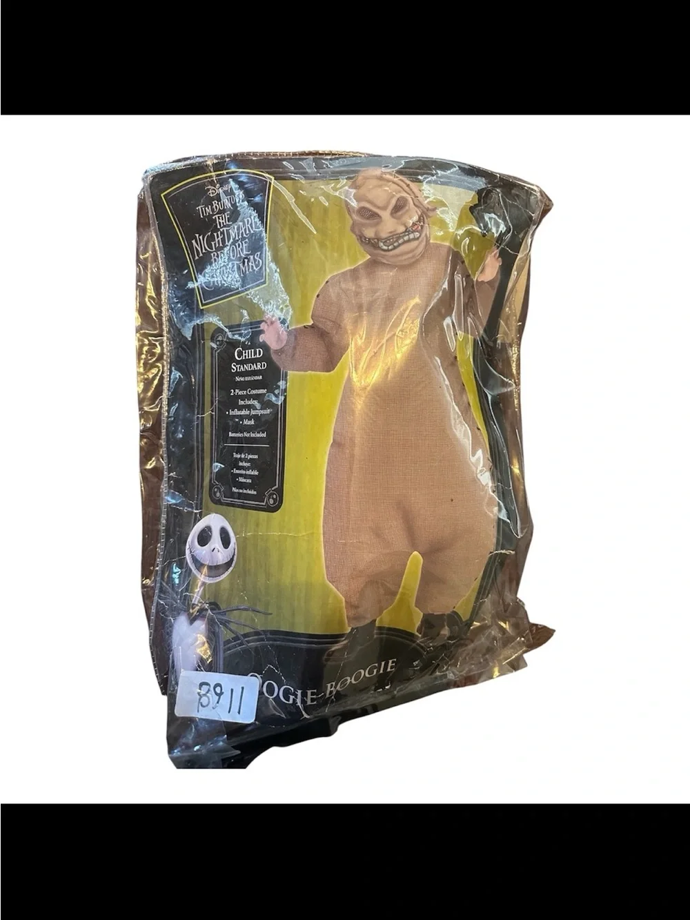 Disney Oogie Boogie Child Standard 2 Piece
Costume W/inflatable Jumpsuit w/ Mask - Picture 6 of 11